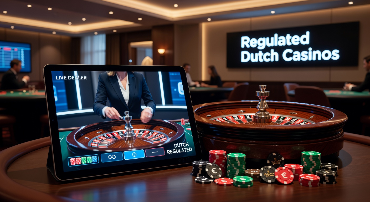 Schermafbeelding van een mobiele live dealer roulette-tafel met croupier en spelersinterface op een smartphone in een Nederlands casino-app