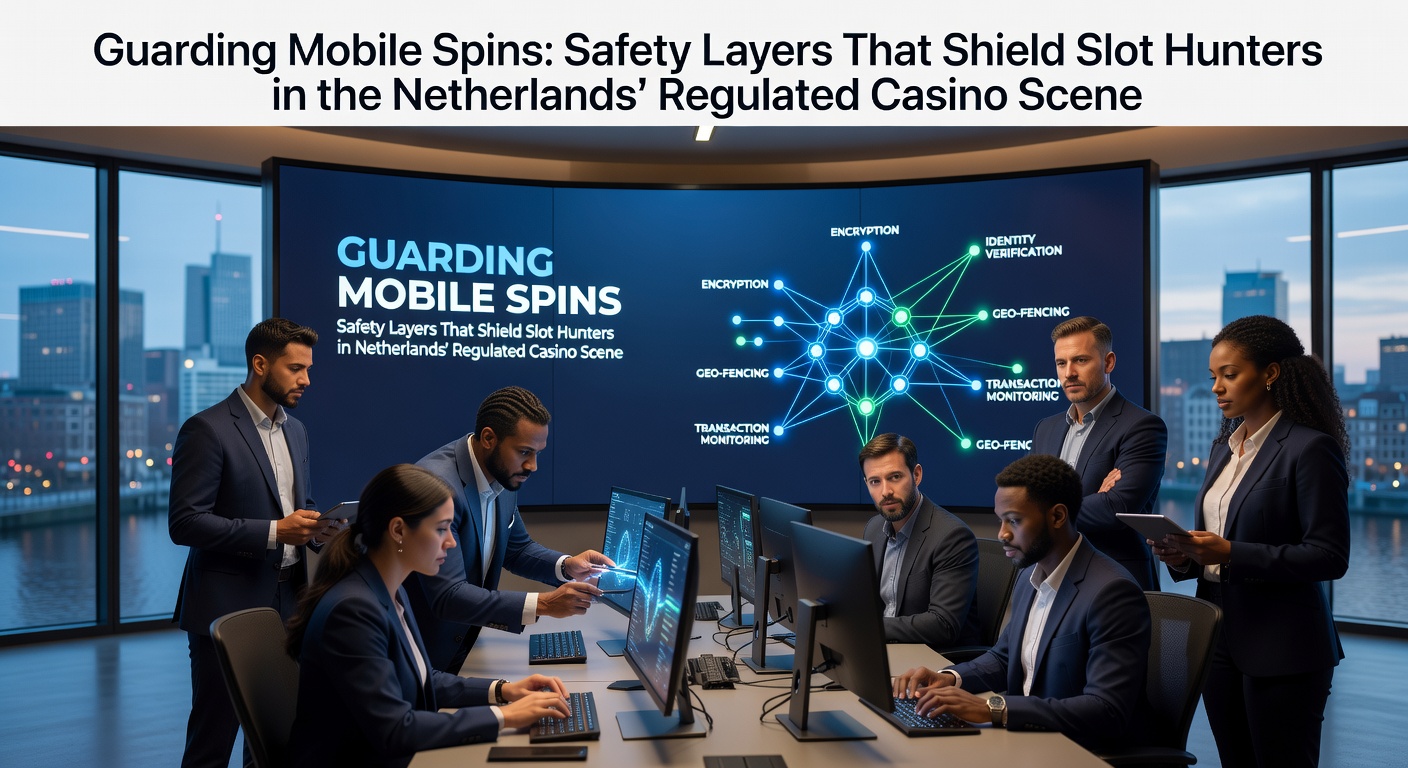 Mobiele telefoon met slotspel op scherm, omringd door symbolen van sloten en schilderen die veiligheid in Nederlandse online casinos vertegenwoordigen