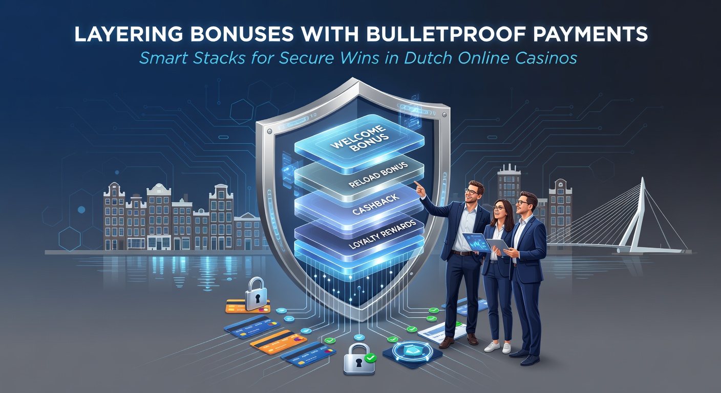 Voorbeeld van een bonus stack-interface met iDEAL-betaalopties en beveiligde uitbetalingsflow op een Nederlands casino-platform
