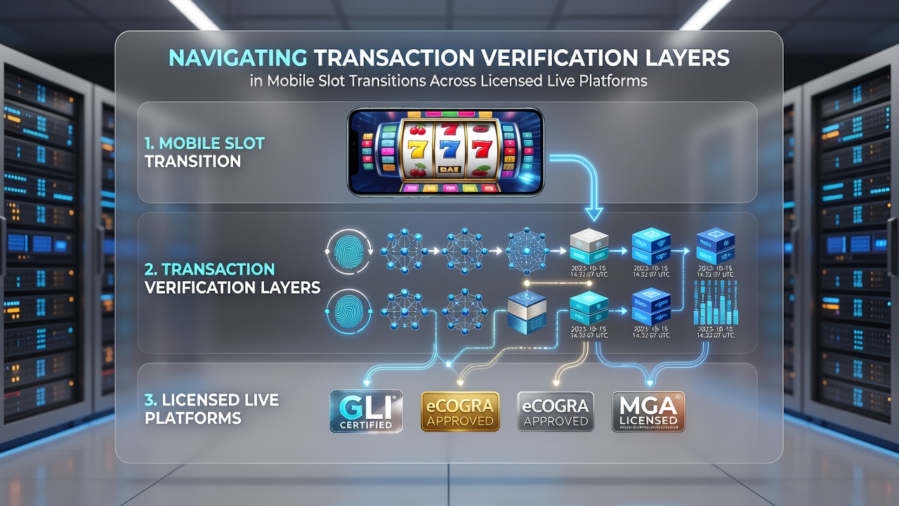 Verificatie dashboard met transactiegegevens op een mobiel live platform
