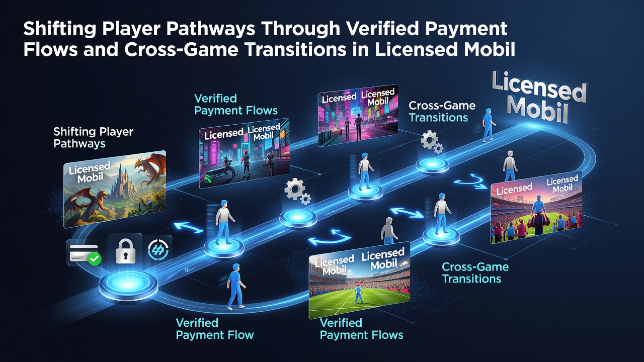 Overzicht van cross-game transities op een gelicentieerd mobiel platform met betalingsverificatie