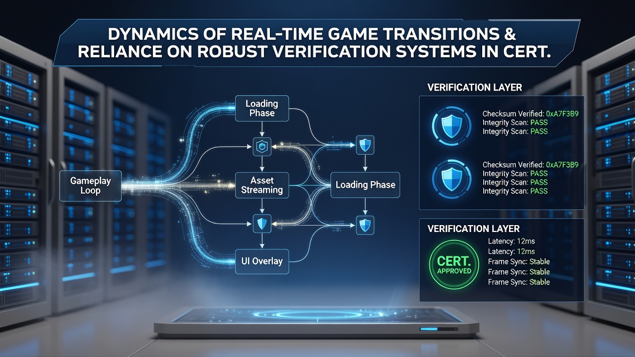 Verification systems supporting seamless transitions in certified online gaming venues